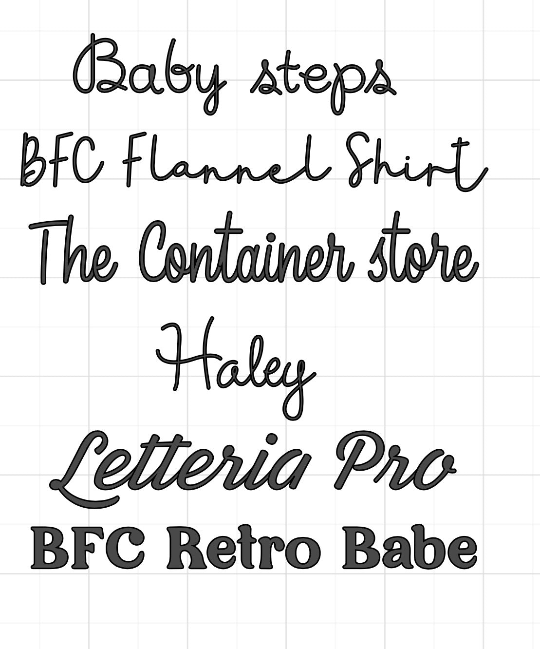 Bordkort i frosta akryl